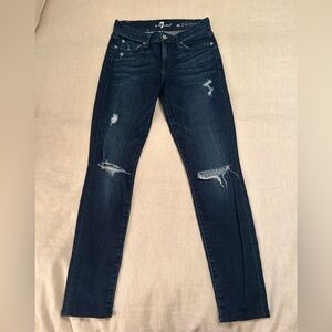 7 For All Mankind “The Skinny” Distressed Jean